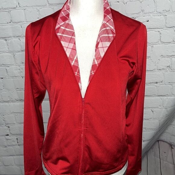 Lily’s of Beverly Hills - Red Jacket - Plaid Accent - S - Picture 2 of 5